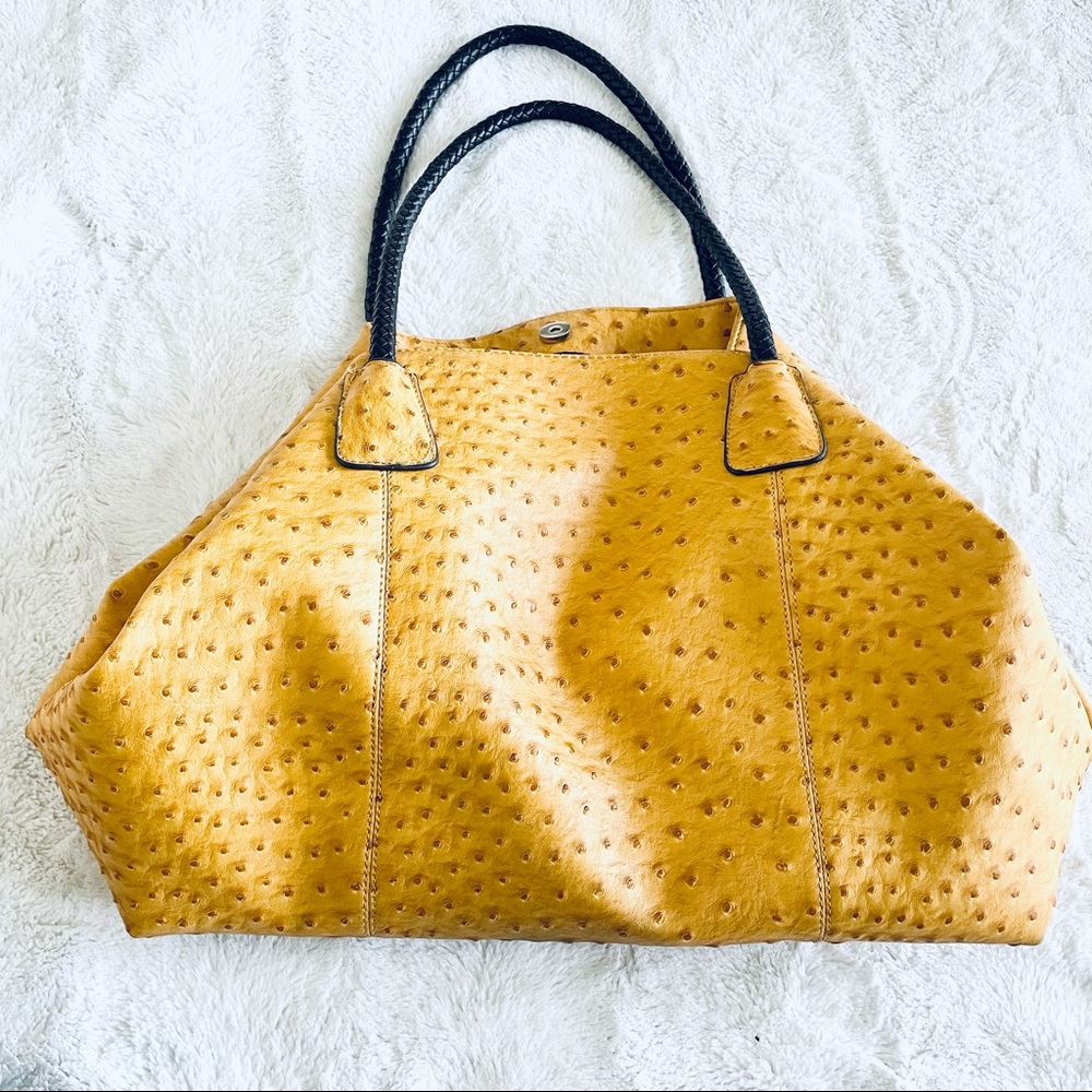SOLD X Maya Reyes Large Deep Yellow Purse
